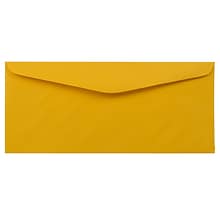 JAM Paper #9 Business Envelopes, 3 7/8 x 8 7/8, Gold Yellow, 50/Pack (1536427I)