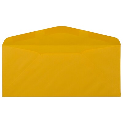 JAM Paper #9 Business Envelopes, 3 7/8 x 8 7/8, Gold Yellow, 50/Pack (1536427I)