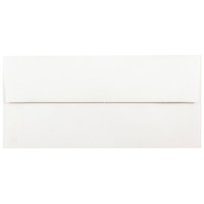 JAM Paper Foil Lined Invitation Envelopes, 3 7/8 x 8 1/8, White with Red Foil, 50/Pack (32430261I)