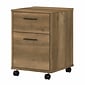 Bush Furniture Key West 2-Drawer Mobile Lateral File Cabinet, Letter/Legal Size, Reclaimed Pine (KWF116RCP-03)