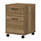 Bush Furniture Key West 2-Drawer Mobile Lateral File Cabinet, Letter/Legal Size, Reclaimed Pine (KWF
