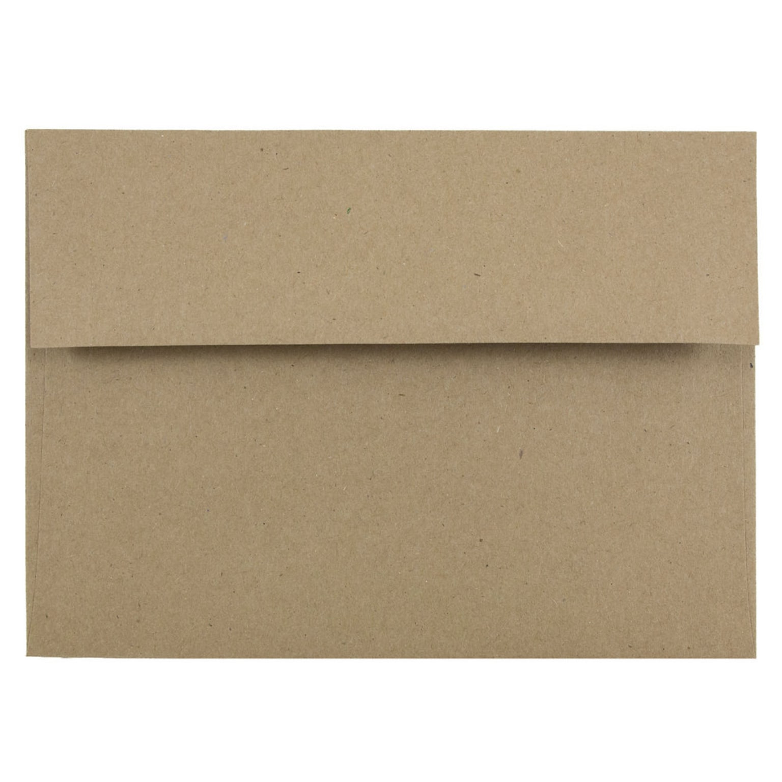 JAM Paper A7 Premium Invitation Envelopes, 5 1/4 x 7 1/4, Brown Kraft Paper Bag, 100/Pack (LEKR700D)