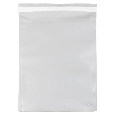 JAM Paper Open End Foil Envelopes with Self Adhesive Closure, 10 x 13, Silver, 50/Pack (1323296I)