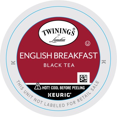 Twinings of London  English Breakfast Black Tea, Keurig® K-Cup® Pods, 24/Box (TNA85780)