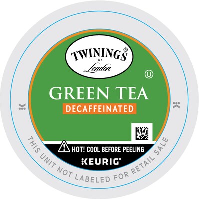 Twinings Decaf Green Tea, Keurig® K-Cup® Pods, 24/Box (TNA90557)