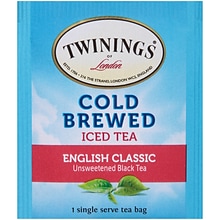 Twinings Cold Brewed English Classic Tea Bags, 20/Box (F07409)