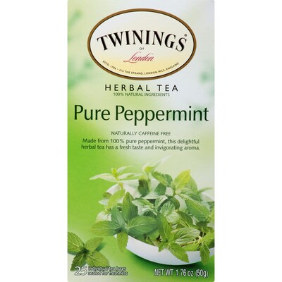 Twinings of London Herbal Tea Bags, 25/Box (TNA51724)