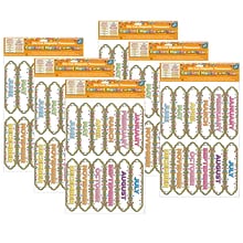 Ashley Productions Magnetic Die-Cut Timesavers & Labels, Confetti Months of the Year, 6 Packs (ASH19