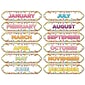 Ashley Productions Magnetic Die-Cut Timesavers & Labels, Confetti Months of the Year, 6 Packs (ASH19008-6)