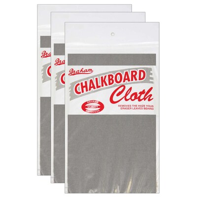 Braham Chalkboard Cloth, 15" x 36", Pack of 3 (BHICC1548-3)