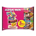 Hersheys Mega Mix Chocolate and Sweets Assortment Variety, 48.29 oz., 135 Pieces (HEC93958)