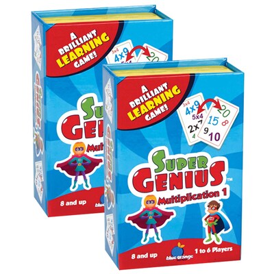 blue orange™ Super Genius™ Multiplication 1 Game, Pack of 2 (BOG01302-2)