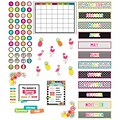 Schoolgirl Style Simply Stylish Tropical Pineapple Calendar Bulletin Board Set, 92 Pieces (CD-110461