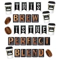 Schoolgirl Style™ Industrial Cafe This Brew Is the Perfect Blend Bulletin Board Set, 73 Pieces (CD-1