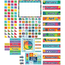 Carson Dellosa Education One World Calendar Bulletin Board Set, 134 Pieces (CD-110486)