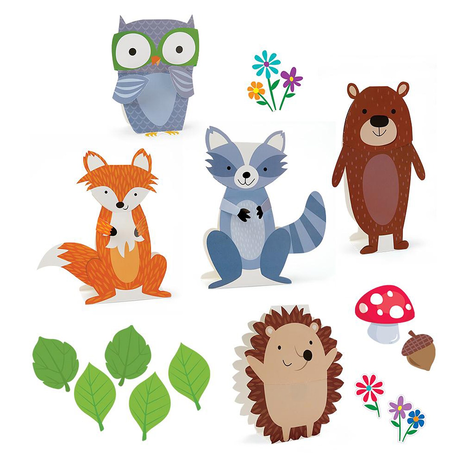 Creative Teaching Press® 3D Pop! Stand-Up Woodland Friends Bulletin Board (CTP10204)