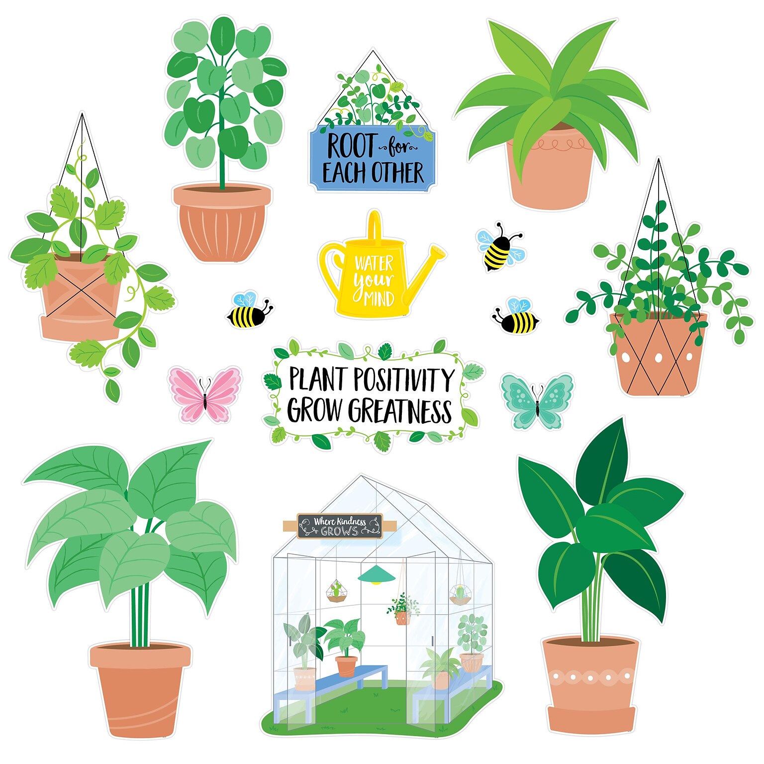 Creative Teaching Press® Positively Plants Plant Positive Bulletin Board Set (CTP10409)