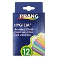 Prang Hygieia Dustless Board Chalk, 3-1/4 x 3/8, Assorted, 12/Box, 24 Boxes (DIX61400-24)