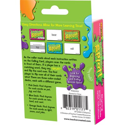 Teacher Created Resources® Rhyming Words Splat™ Game (EP-62064)