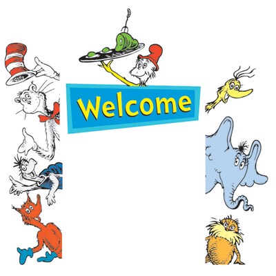 Eureka Dr. Seuss Welcome Go-Arounds, 8 Pieces Per Set, 3 Sets (EU-842660-3)