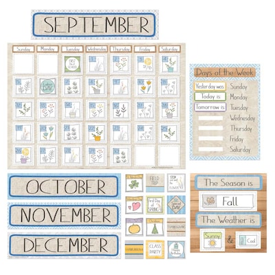 Eureka A Close-Knit Class Calendar Set Bulletin Board Set (EU-847788)