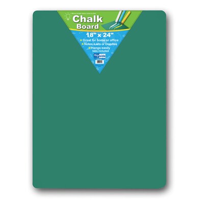 Flipside Chalk Board, 18 x 24, Green, 3/Bundle (FLP10104-3)