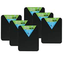 Flipside Chalkboard, 9.5 x 12, Black, Pack of 6 (FLP10200-6)