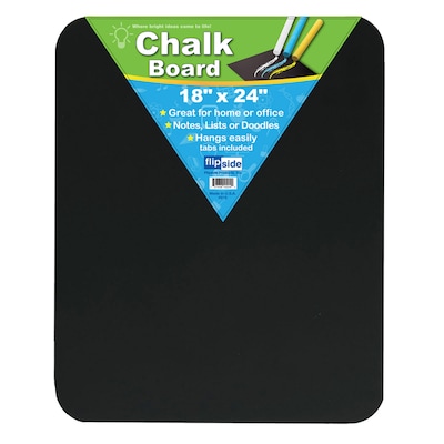 Flipside Chalk Board, 18" x 24", Black, Pack of 3 (FLP10204-3)