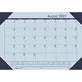 House of Doolittle 18.5 x 13 Academic Ecotones Calendar Desk Pad, Orchid (HOD012573)