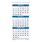 2021-2022 House of Doolittle 8" x 17" Academic 3-Month Wall Calendar, 2/Pack (HOD3645-2)