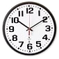 Chicago Lighthouse Atomic Movement Commercial/Residential Wall Clock, Plastic/Metal, 12.75" (ILC67300300)