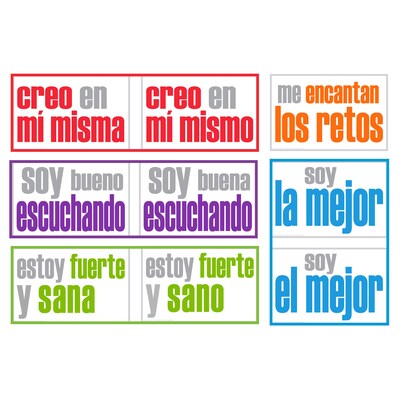 INSPIRED MINDS 11" x 17" Spanish Positivity Posters, Pack of 5 (ISM52355S)