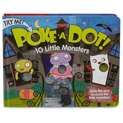 ISBN 9781950013814 product image for Melissa & Doug Poke-A-Dot: 10 Little Monsters, Hardcover (9781950013814) | Quill | upcitemdb.com