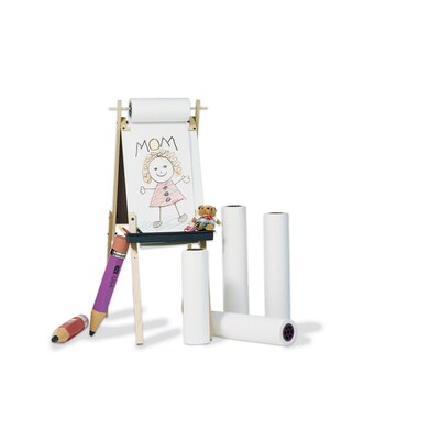 Art Street Art & Easel Roll, 18" x 50', White, 3 Rolls (PAC4772-3)