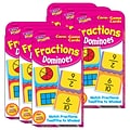 TREND Fractions Dominoes Challenge Cards, 6 Sets (T-24009-6)