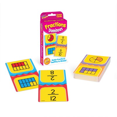 TREND Fractions Dominoes Challenge Cards, 6 Sets (T-24009-6)