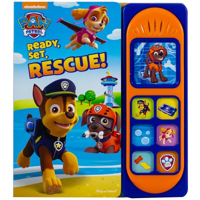 Little Sound Book Paw Patrol: Ready, Set, Rescue, Board Book (9781503731189)