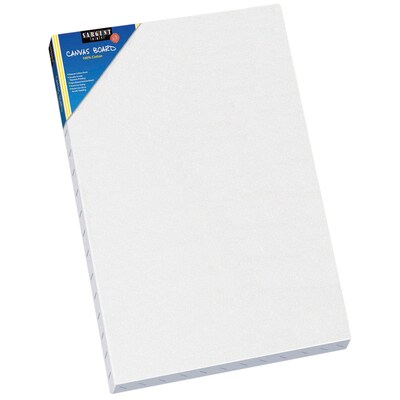 Sargent Art 100% Cotton Stretched Canvas, Double Primed, 12 x 16, Pack of 3 (SAR902007-3)