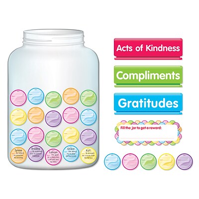 Scholastic Kindness & Gratitude Jar Bulletin Board Set (SC-862625)