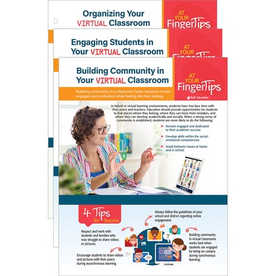 Virtual Classroom Basics At Your Fingertips, Set of 3 by Jennifer Jump, Pamphlet Set (ISBN:9781087642277)