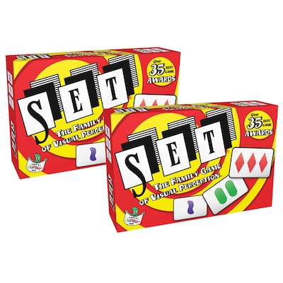 SET® Family Games SET® The Family Game of Visual Perception®, Pack of 2 (SET1000-2)