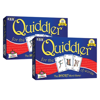 SET® Family Games Quiddler® Word Game, Pack of 2 (SET5000-2)