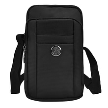 Black Universal Travel Cellphone Carrying Pouch Case (CELLEA823)