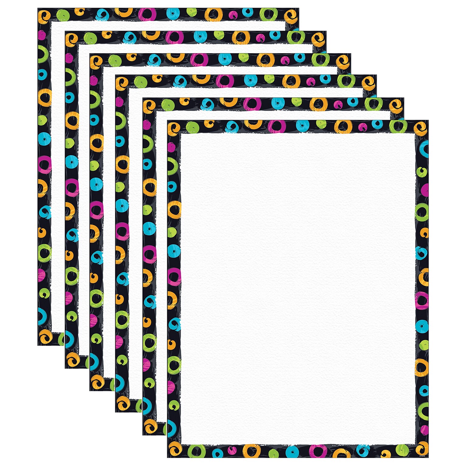TREND Color Harmony Blank Learning Chart, 17 x 22, Pack of 6 (T-38402-6)