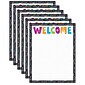 TREND Color Harmony Welcome Learning Chart, 17" x 22", Pack of 6 (T-38403-6)