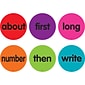 Teacher Created Resources® Spot On® Sight Words 51-100 Carpet Markers, 4", Multicolored (TCR77500)