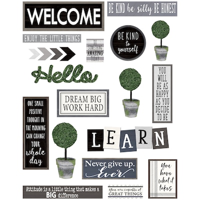 Teacher Created Resources® Modern Farmhouse Wall Décor Bulletin Board Set (TCR8505)