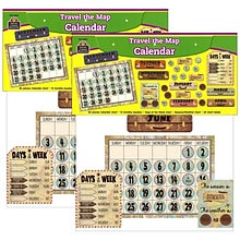 Teacher Created Resources Travel the Map Calendar Bulletin Board Set, 2 Sets (TCR8567-2)