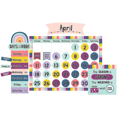 Teacher Created Resources Oh Happy Day Calendar Bulletin Board Set (TCR9021)