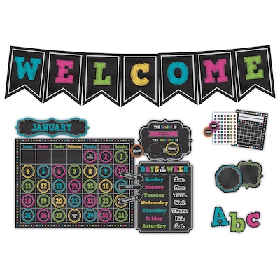 Teacher Created Resources® Chalkboard Brights Classroom Set (TCR9665)